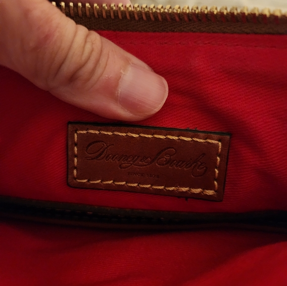 Dooney & Bourke Pebble Grain Letter Carrier Crossbody Midnight Blue - Picture 8 of 16